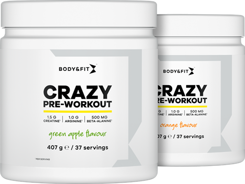 Body & Fit Crazy Pre-workout - 407 g - Muskelkompaniet