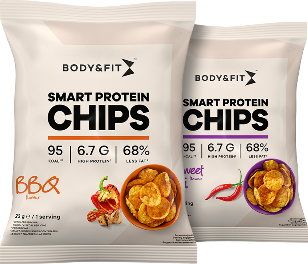 Body & Fit Smart Chips - 12 x 23 g - BBQ - Muskelkompaniet