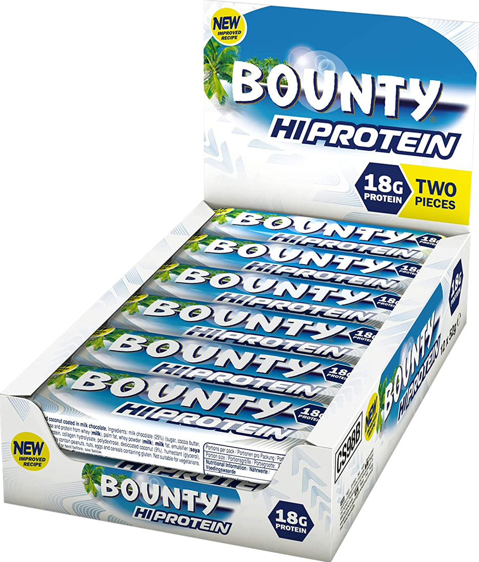 Bounty HiProtein Bar - 12 x 52 g - Original - Muskelkompaniet