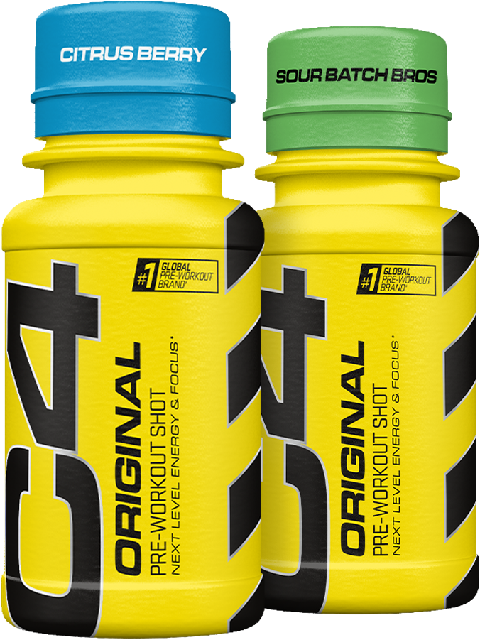 C4 Energy Shot - 12 x 60 ml - Muskelkompaniet