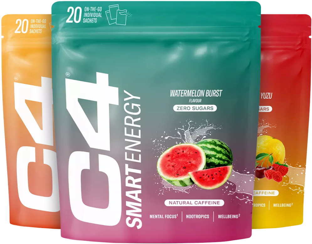 C4 Smart Energy Powder - 20 sachets - Muskelkompaniet