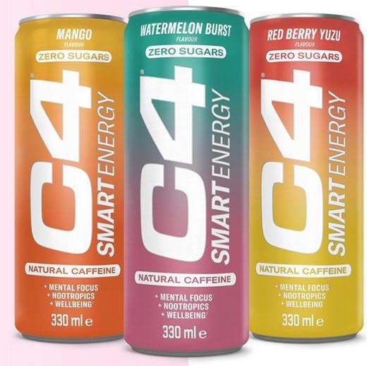 C4 Smart Energy - 12 x 330ml - Watermelon Burst - Muskelkompaniet