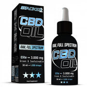 Stacker2 CBD Oil Elite - 3000 mg RAW - 30 ml