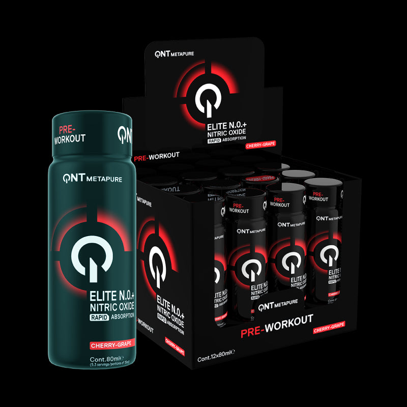QNT NO+ Elite Shot - 12 x 80 ml - Cherry Grape