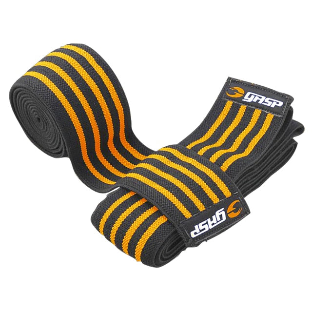 GASP Knee Wraps - Black/Flame