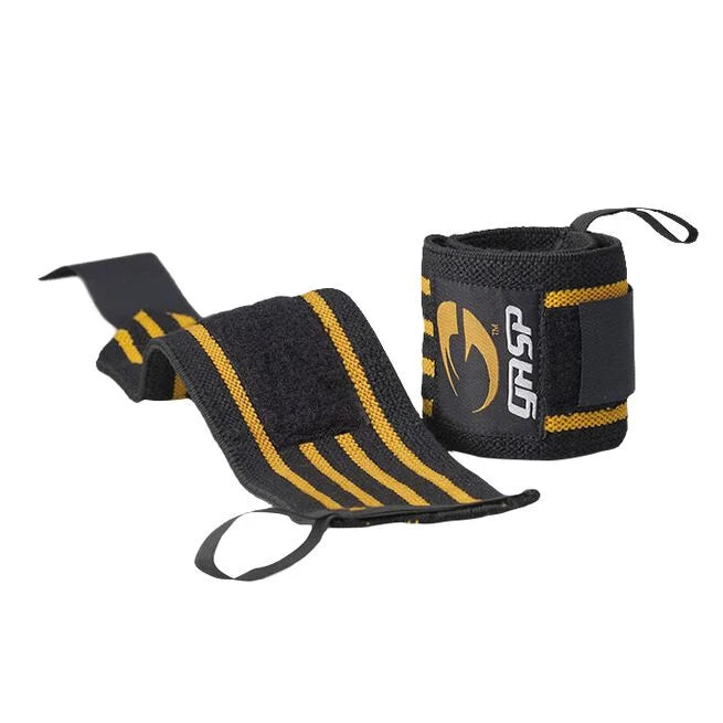 GASP Hardcore Wrist Wraps - Black