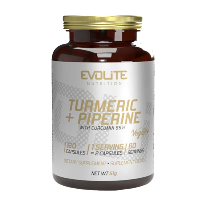 Evolite Turmeric + Piperine 95% - 120 kapslar