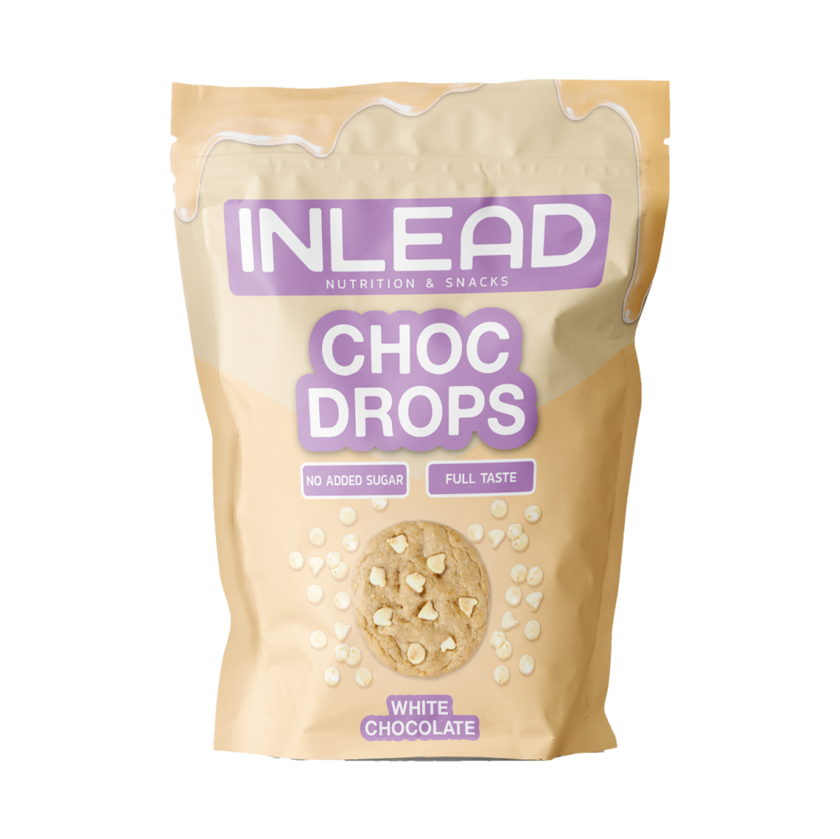 Inlead Choc Drops - 150 g - Dark Chocolate