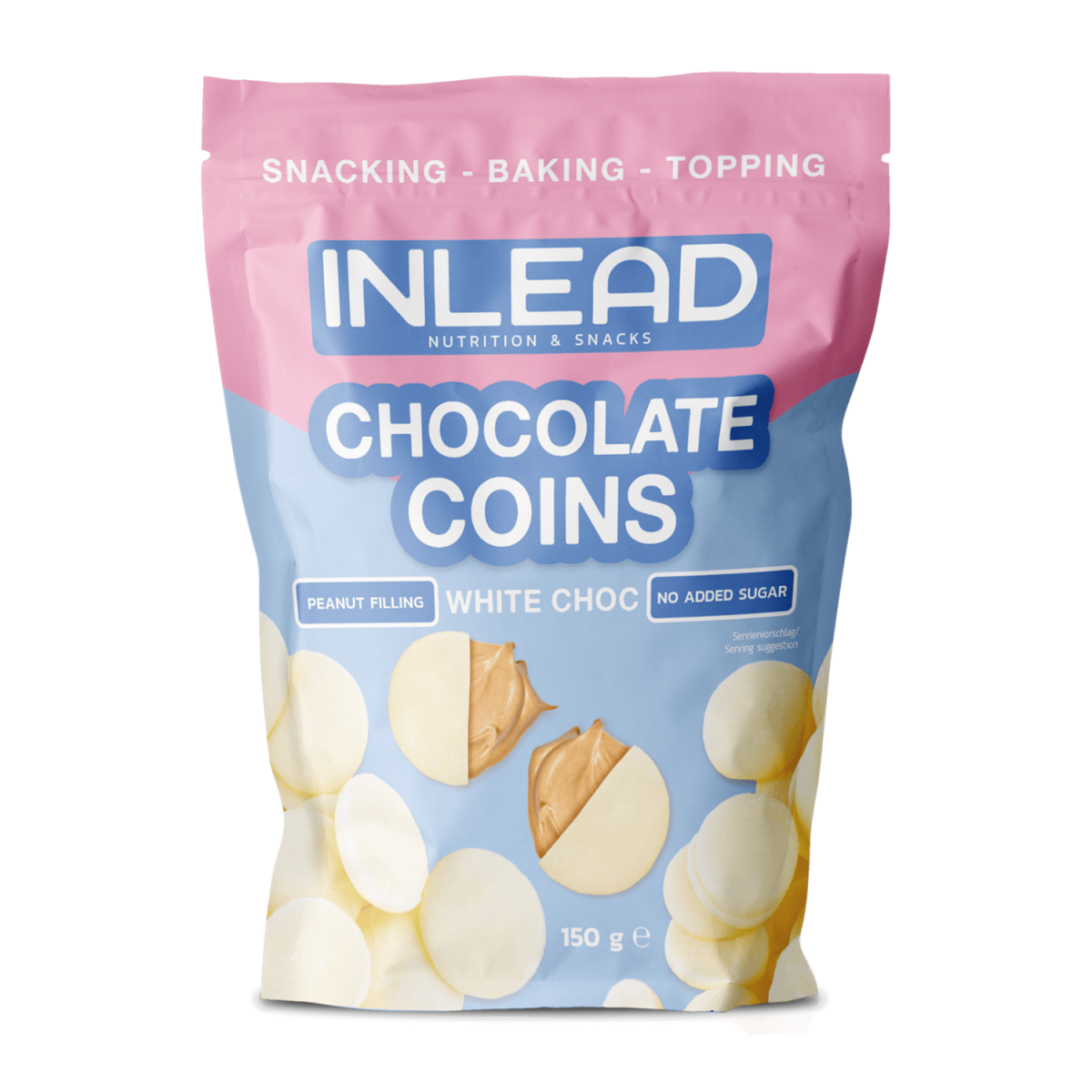 Inlead Chocolate Coins - 150 g - White Chocolate