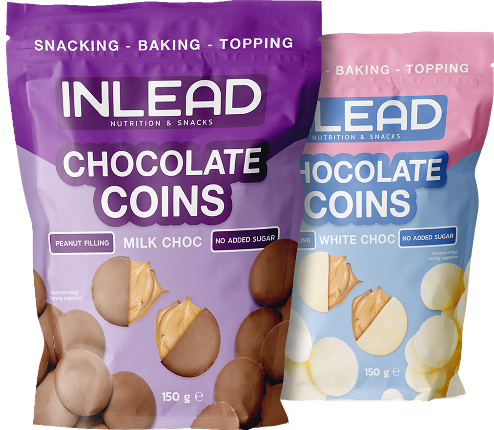 Inlead Chocolate Coins - 150 g - White Chocolate