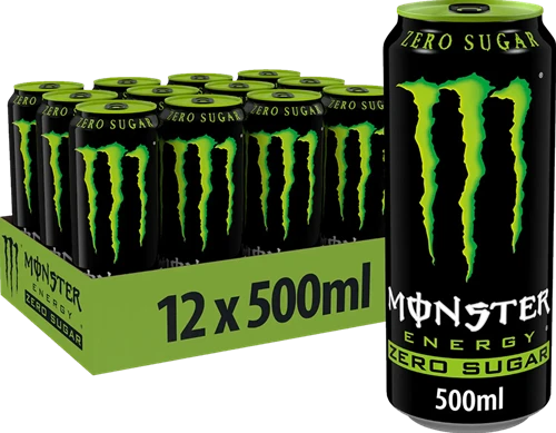 Monster Energy Original Zero Sugar - 12 x 500 ml