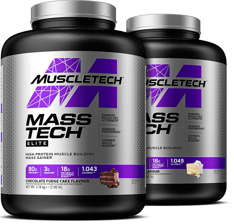 MuscleTech Mass Tech Elite - 3180 g - Chocolate Fudge Cake