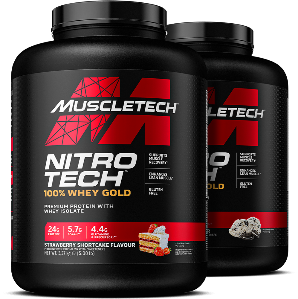 MuscleTech Nitro Tech 100% Whey Gold - 2270 g - Strawberry Shortcake