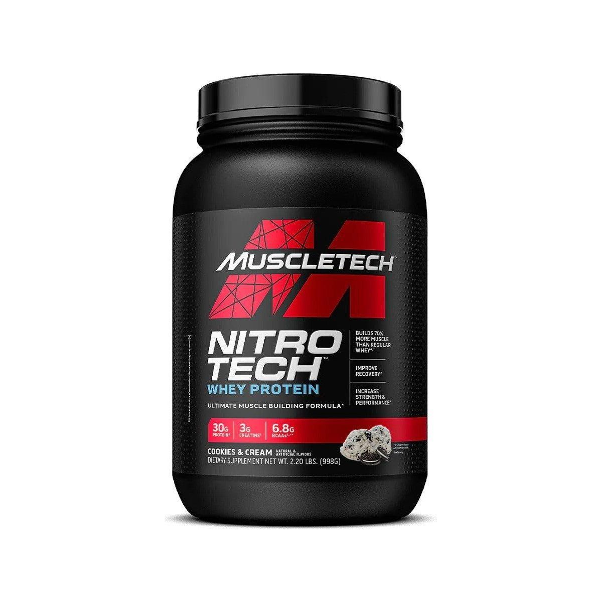 MuscleTech Nitro Tech Whey Protein - 908 g