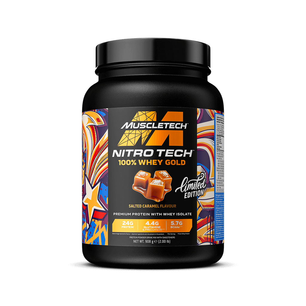 MuscleTech Nitro Tech 100% Whey Gold - 908 g - Salted Caramel