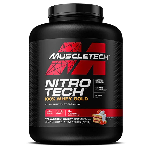 MuscleTech Nitro Tech 100% Whey Gold - 2270 g - Strawberry Shortcake