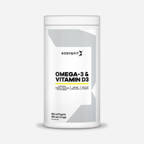 Body & Fit Omega-3 & Vitamin D3 - 180 softgels - Muskelkompaniet