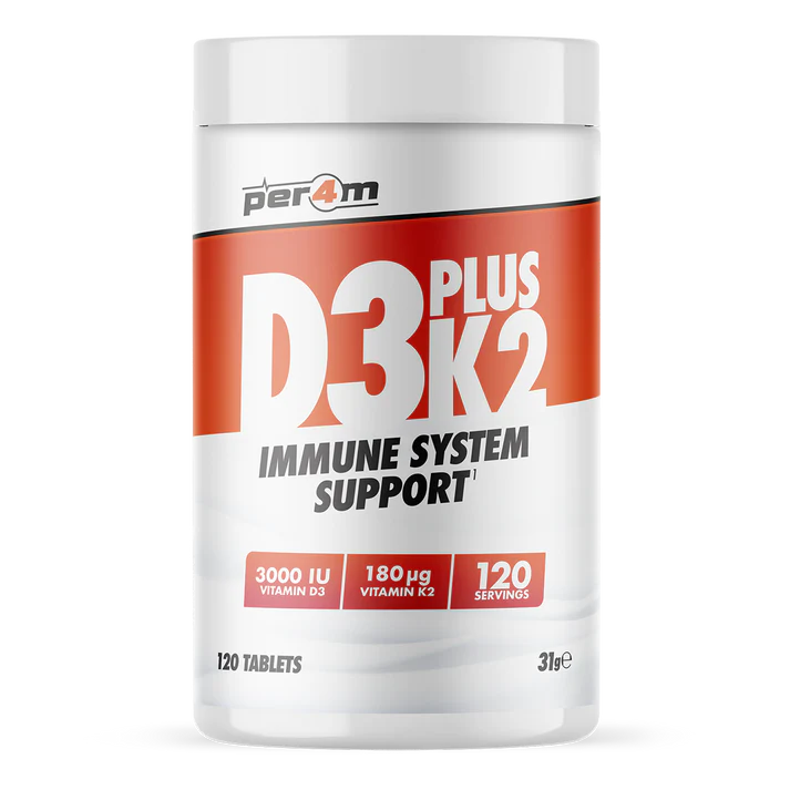 PER4M D3 Plus K2 - 120 tabletter