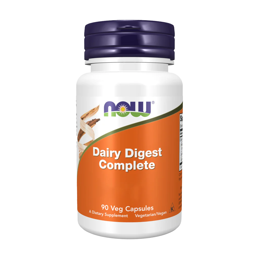 NOW Foods NOW2956 Dairy Digest Complete - 90 veg kapslar