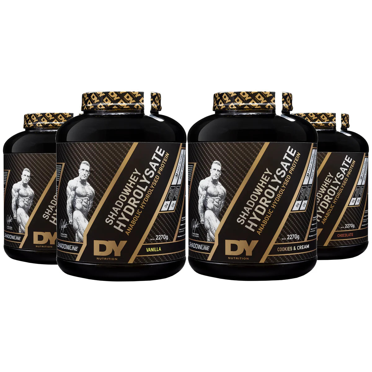 Dorian Yates Nutrition Shadowhey Anabolic Hydrolised Protein - 2270 g